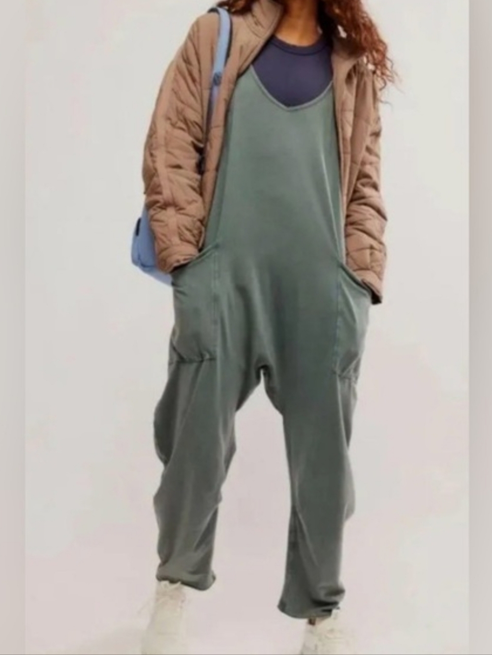 Free People Hot Shot Onesie (Jade)